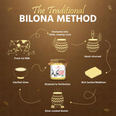 100% Natural Bilona Gir A2 Desi Ghee By First Bud Organics | Good Source Of Vitamin & Minerals Healthy Pure Desi Ghee Perfect For Halwa | (500ml) 16.9 Ounce | Jar Pack